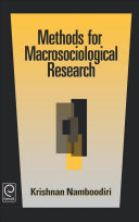 Methods for macrosociological research /