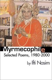 Myrmecophile : selected poems, 1980-2000 /