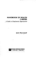 Handbook of health careers : a guide to employment oportunities /