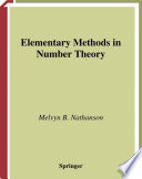 Elementary methods in number theory /