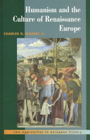 Humanism and the culture of Renaissance Europe /