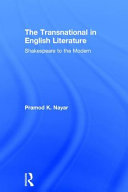 The transnational in English literature : Shakespeare to the modern /