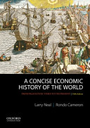 A concise economic history of the world : from paleolithic times to the present /