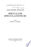 Speculum speculationum /