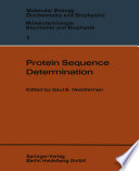 Protein sequence determination : a sourcebook of methods and techniques, /
