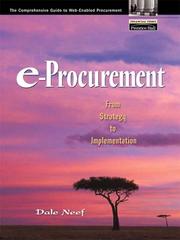 E-procurement : from strategy to implementation /