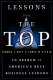 Lessons from the top : the search for America's best business leaders /