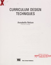 Curriculum design techniques /