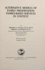 Alternative models of family preservation : family-based services in context /