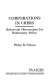Corporations in crisis : behavioral observations for bankruptcy policy /