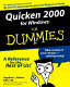 Quicken 2000 for Windows for dummies /