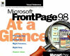 Microsoft FrontPage 98 at a glance /