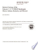 Bedrock geology of the Paducah 1⁰x2⁰ CUSMAP Quadrangle, Illinois, Indiana, Kentucky, and Missouri /