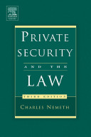 Private security and the law /