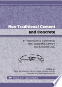 Non-Traditional Cement and Concrete : 6th International Conference Non-Traditional Cement and Concrete 2017.