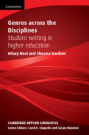 Genres across the disciplines : student writing in higher education /