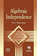 Algebraic independence /