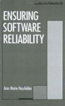 Ensuring software reliability /