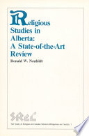 Religious studies in Alberta : a state-of-the-art review /