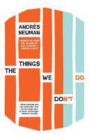 The things we don't do /