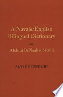 Navajo/English dictionary of verbs /