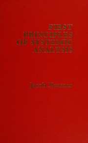 First principles of systemic analysis : the case of Judaism within the history of religion /