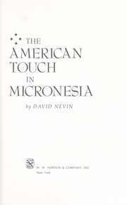 The American touch in Micronesia /