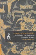 The early history of greed : the sin of avarice in early medieval thought and literature /