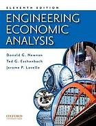 Engineering economic analysis /