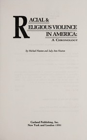 Racial & religious violence in America : a chronology /