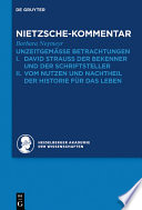 Historischer und kritischer Kommentar zu Friedrich Nietzsches Werken.