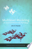 Multilevel modeling for social and personality psychology /