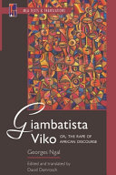 Giambatista Viko : or, The rape of African discourse /