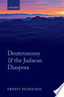 Deuteronomy and the Judaean Diaspora /