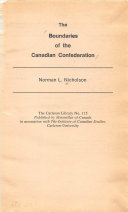 The boundaries of the Canadian Confederation /