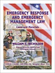 Emergency response and emergency management law : cases and materials /