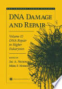 DNA Damage and Repair : Volume 2: DNA Repair in Higher Eukaryotes /
