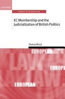 EC membership and the judicialization of British politics /