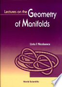 Lectures on the geometry of manifolds /