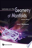 Lectures on the geometry of manifolds /