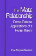 The mate relationship : cross-cultural applications of a rules theory /