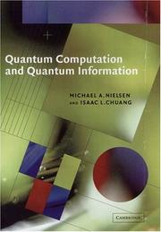 Quantum computation and quantum information /