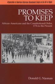 Promises to keep : African-Americans and the constitutional order, 1776 to the present /