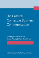 The cultural context in business communication /