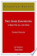 Thus spake Zarathustra : a book for all and none /