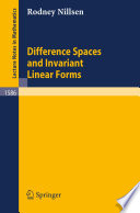 Difference spaces and invariant linear forms /