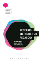 Research methods for pedagogy /