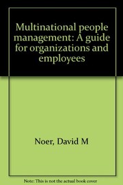 Multinational people management : a guide for organizations and employees /