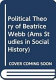 The political theory of Beatrice Webb /