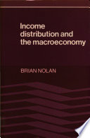 Income distribution and the macroeconomy /